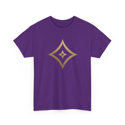 Monogram Gold PP Tee — Elegant Personalized Initials T-Shirt