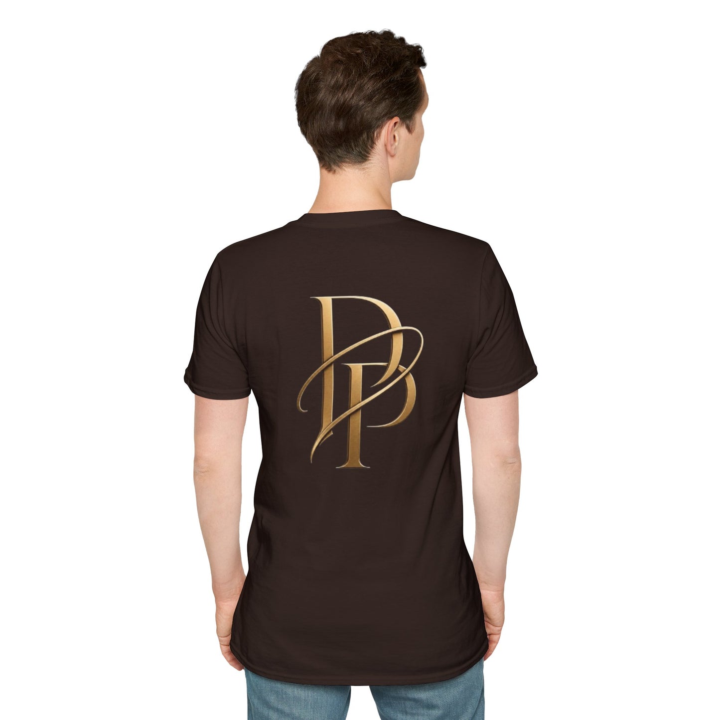 Gold Monogram Logo T-Shirt