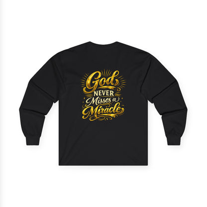 Monogram PB Gold Script Long Sleeve Tee