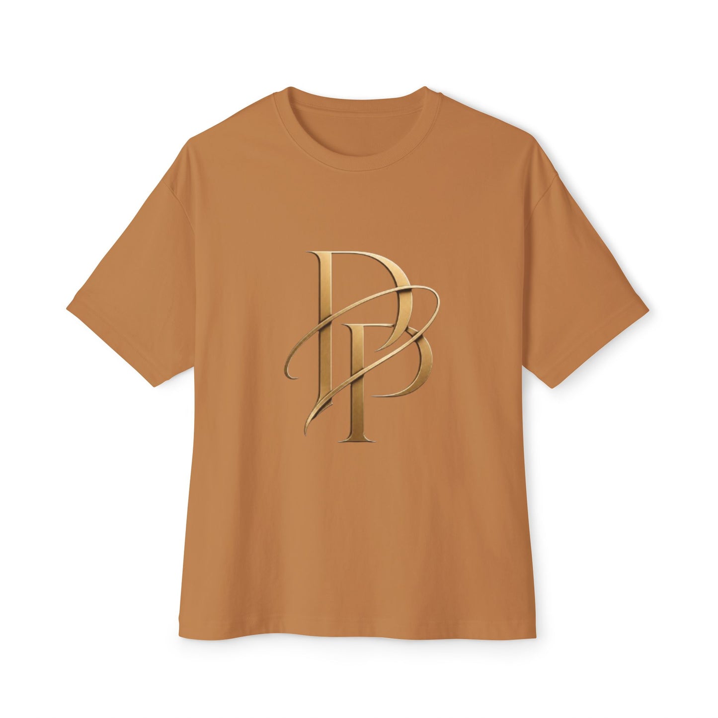 Monogram PB Gold Script Tee