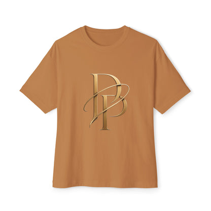 Monogram PB Gold Script Tee