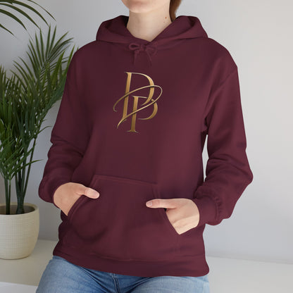 Diopso Purpose Logo Hoodie — Minimalist Luxury White Pullover