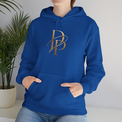 Diopso Purpose Logo Hoodie — Minimalist Luxury White Pullover