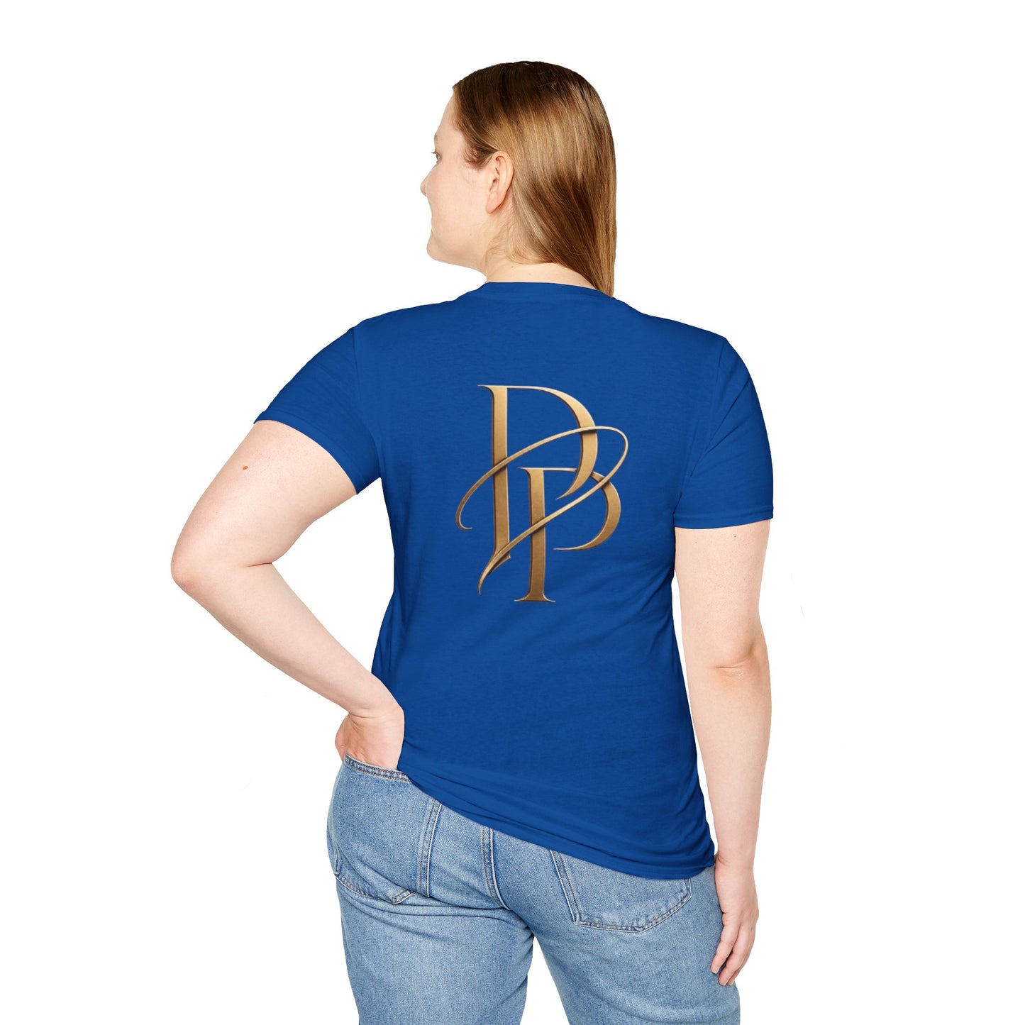 Gold Monogram Logo T-Shirt