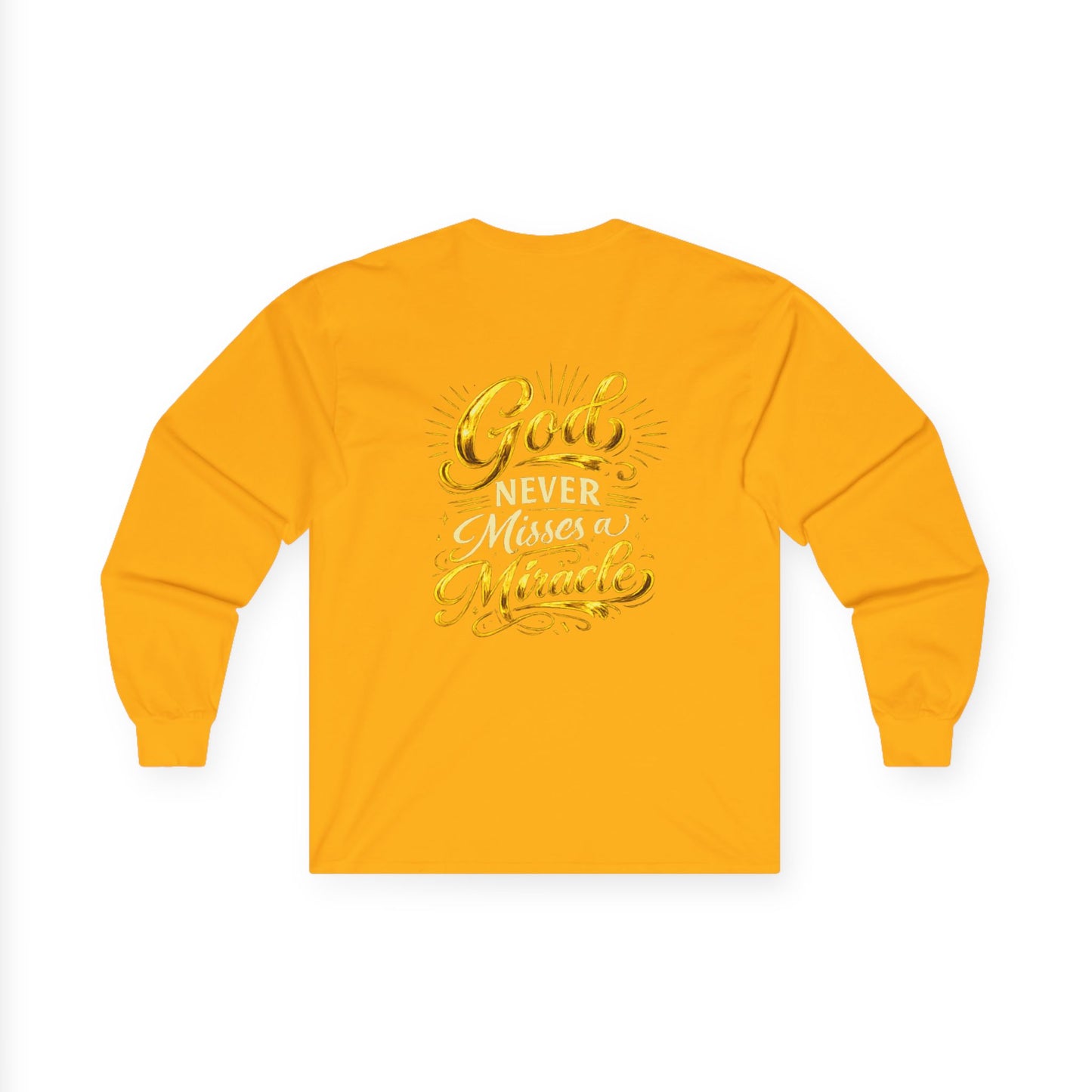 Monogram PB Gold Script Long Sleeve Tee