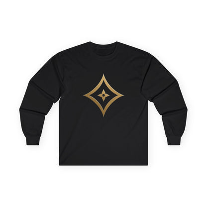 Monogram PB Gold Script Long Sleeve Tee