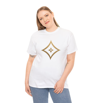 Monogram Gold PP Tee — Elegant Personalized Initials T-Shirt