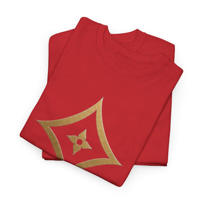 Monogram Gold PP Tee — Elegant Personalized Initials T-Shirt