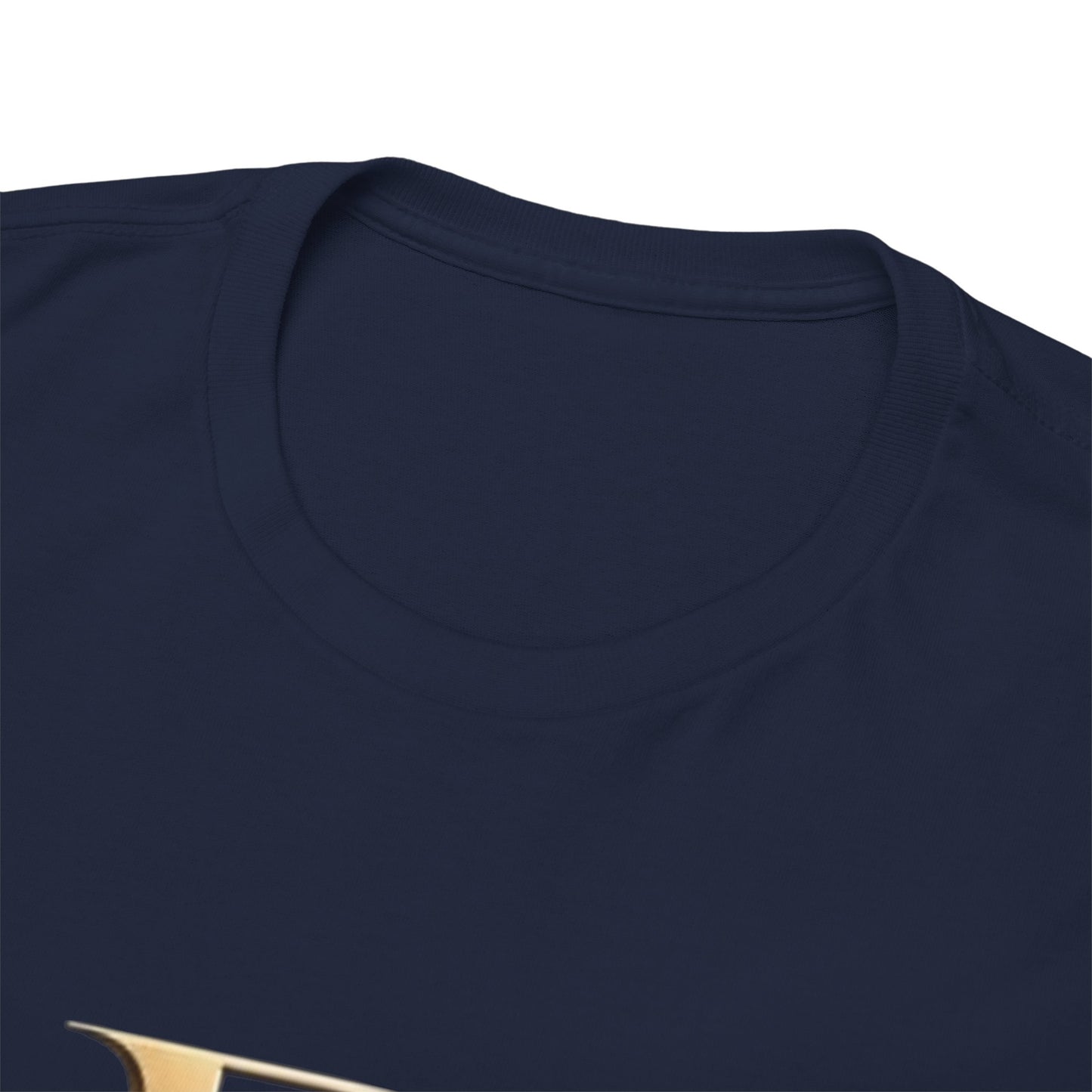 Monogram Gold PP Tee — Elegant Personalized Initials T-Shirt