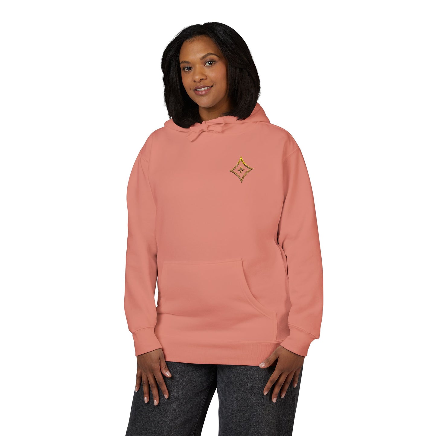 Golden Flame Monogram Hoodie