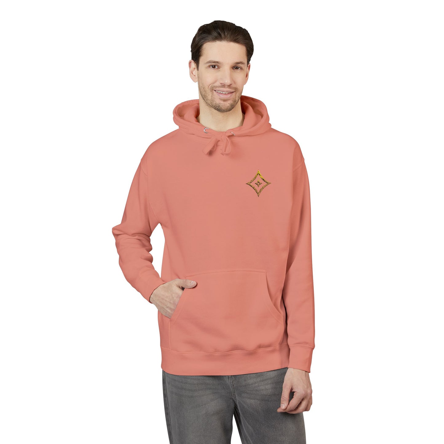 Golden Flame Monogram Hoodie