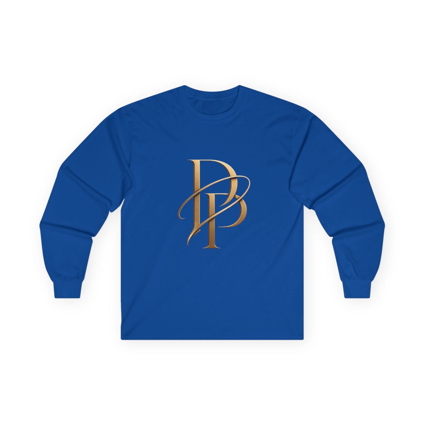 Monogram PB Gold Script Long Sleeve Tee