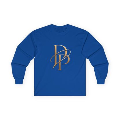 Monogram PB Gold Script Long Sleeve Tee