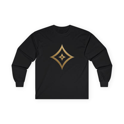 Monogram PB Gold Script Long Sleeve Tee