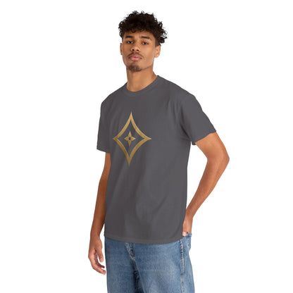 Monogram Gold PP Tee — Elegant Personalized Initials T-Shirt