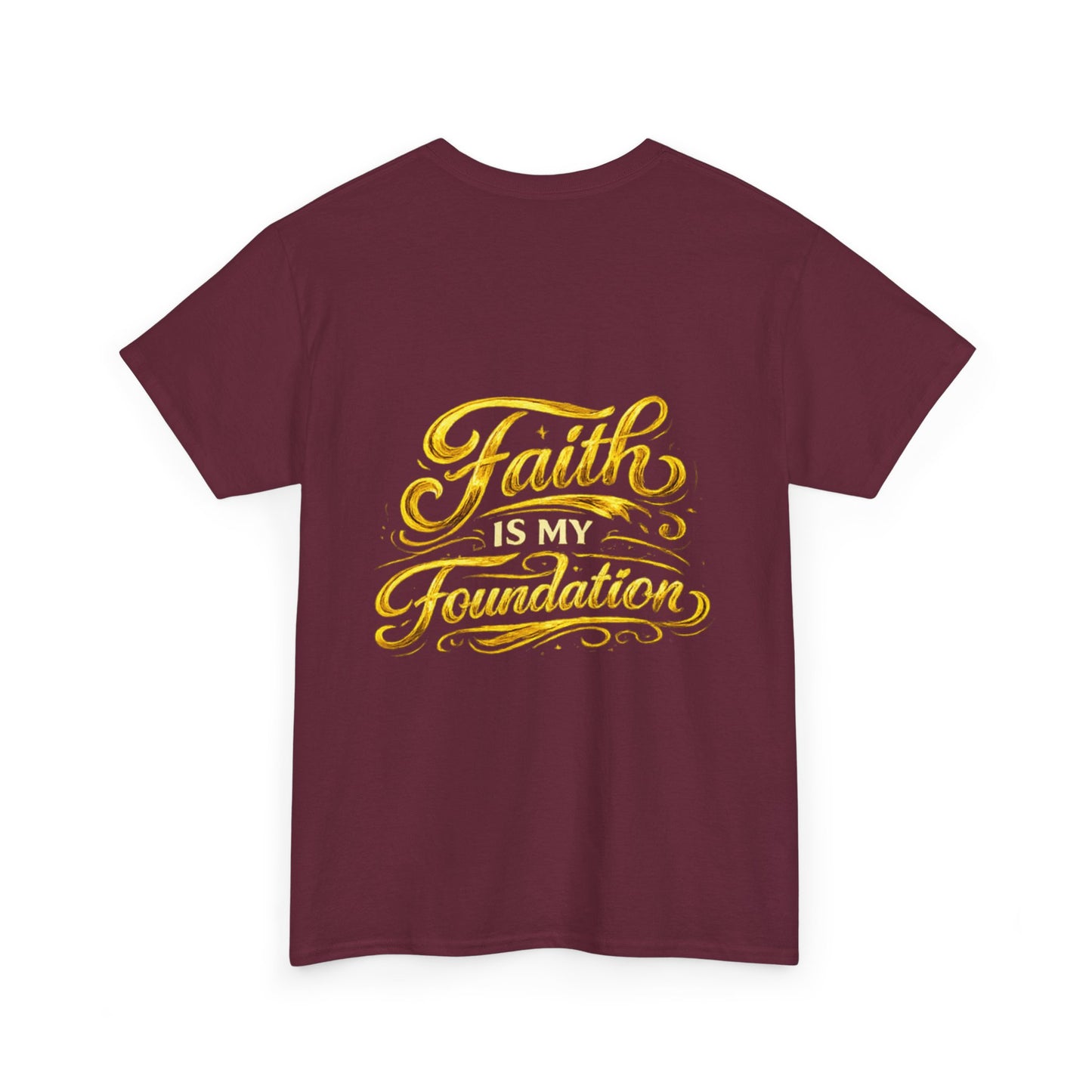 Monogram Gold PP Tee — Elegant Personalized Initials T-Shirt