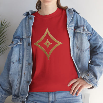 Monogram Gold PP Tee — Elegant Personalized Initials T-Shirt