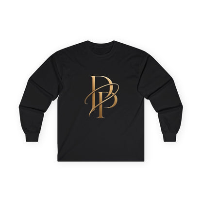 Monogram PB Gold Script Long Sleeve Tee