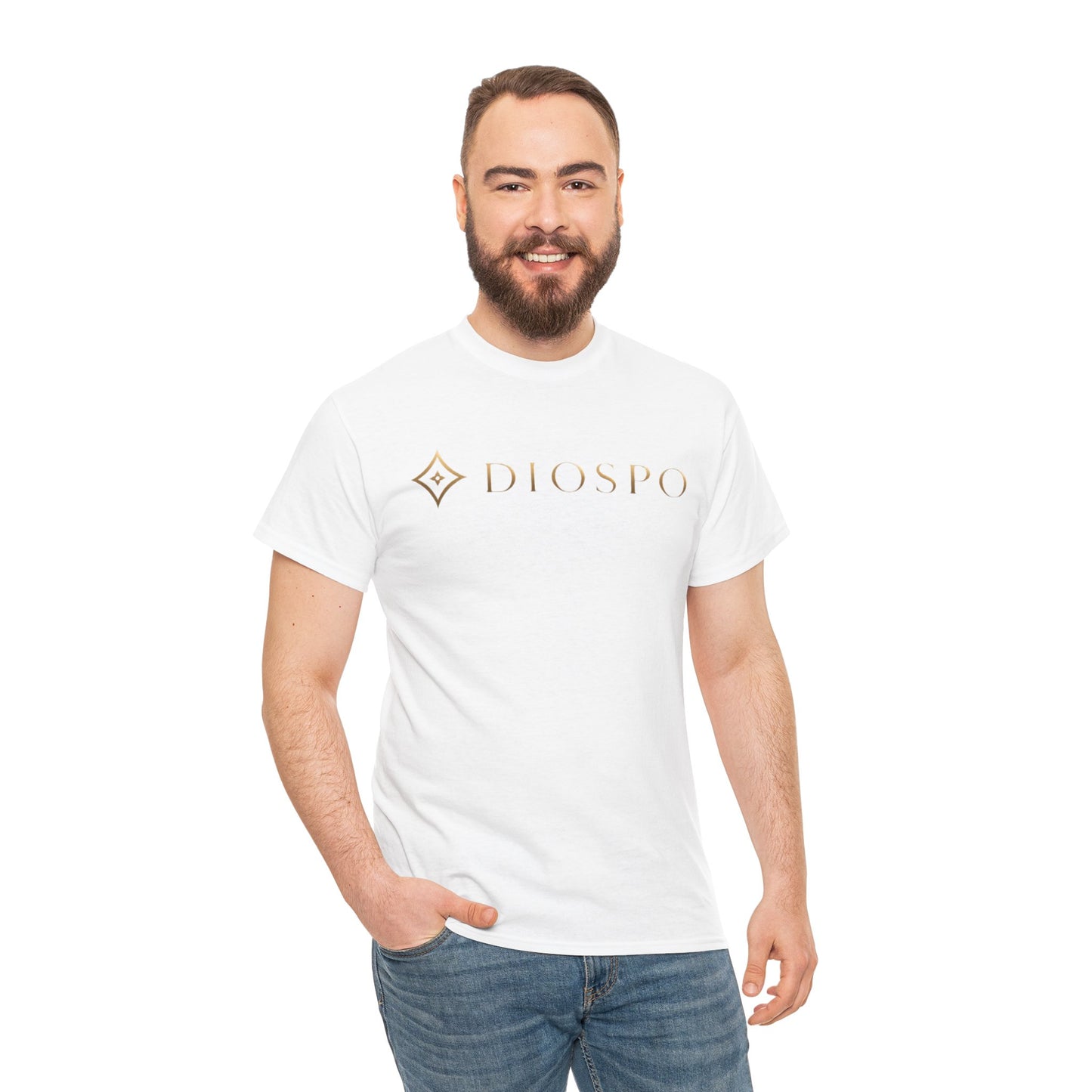 Monogram Gold PP Tee — Elegant Personalized Initials T-Shirt