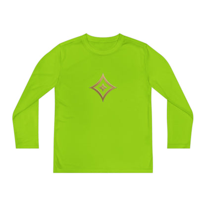 Youth Long Sleeve Tee — Elegant Gold Monogram DP