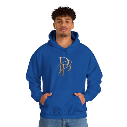 Diopso Purpose Logo Hoodie — Minimalist Luxury White Pullover