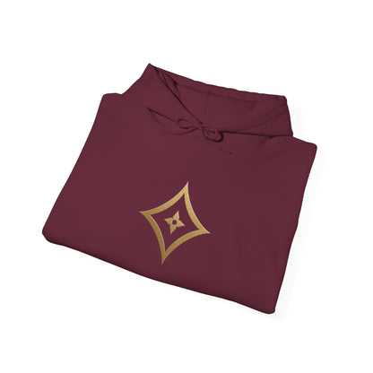 Diopso Logo Hoodie — Minimalist Luxury White Pullover