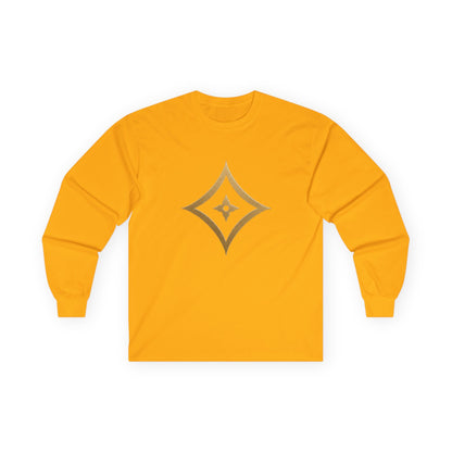 Monogram PB Gold Script Long Sleeve Tee