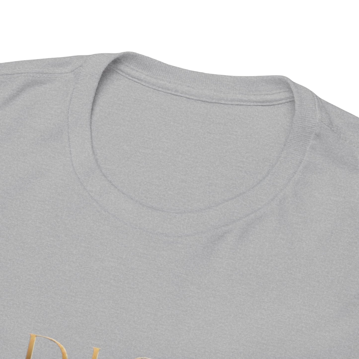 Monogram Gold PP Tee — Elegant Personalized Initials T-Shirt