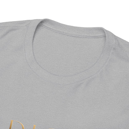 Monogram Gold PP Tee — Elegant Personalized Initials T-Shirt