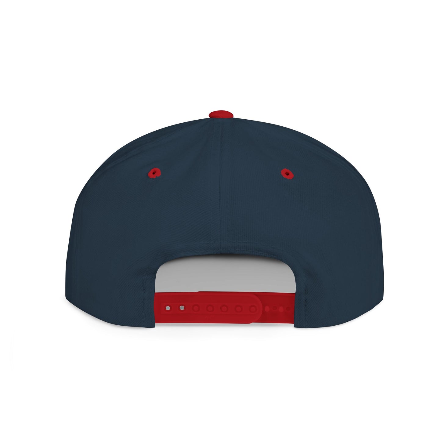 Flat Bill Snapback Hat — Diospo Gold Embroidered Logo