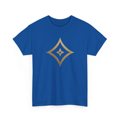 Monogram Gold PP Tee — Elegant Personalized Initials T-Shirt