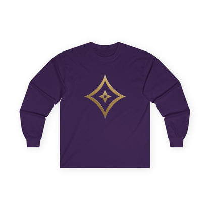 Monogram PB Gold Script Long Sleeve Tee