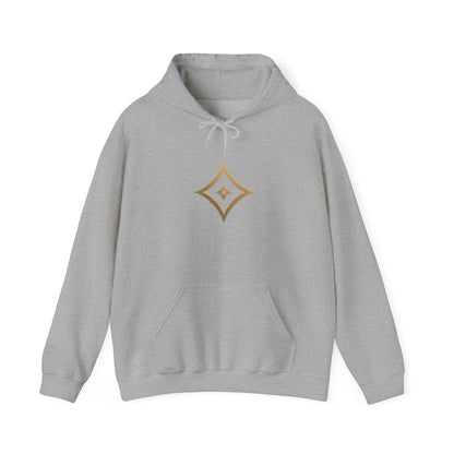 Diopso Logo Hoodie — Minimalist Luxury White Pullover