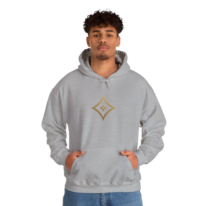 Diopso Logo Hoodie — Minimalist Luxury White Pullover