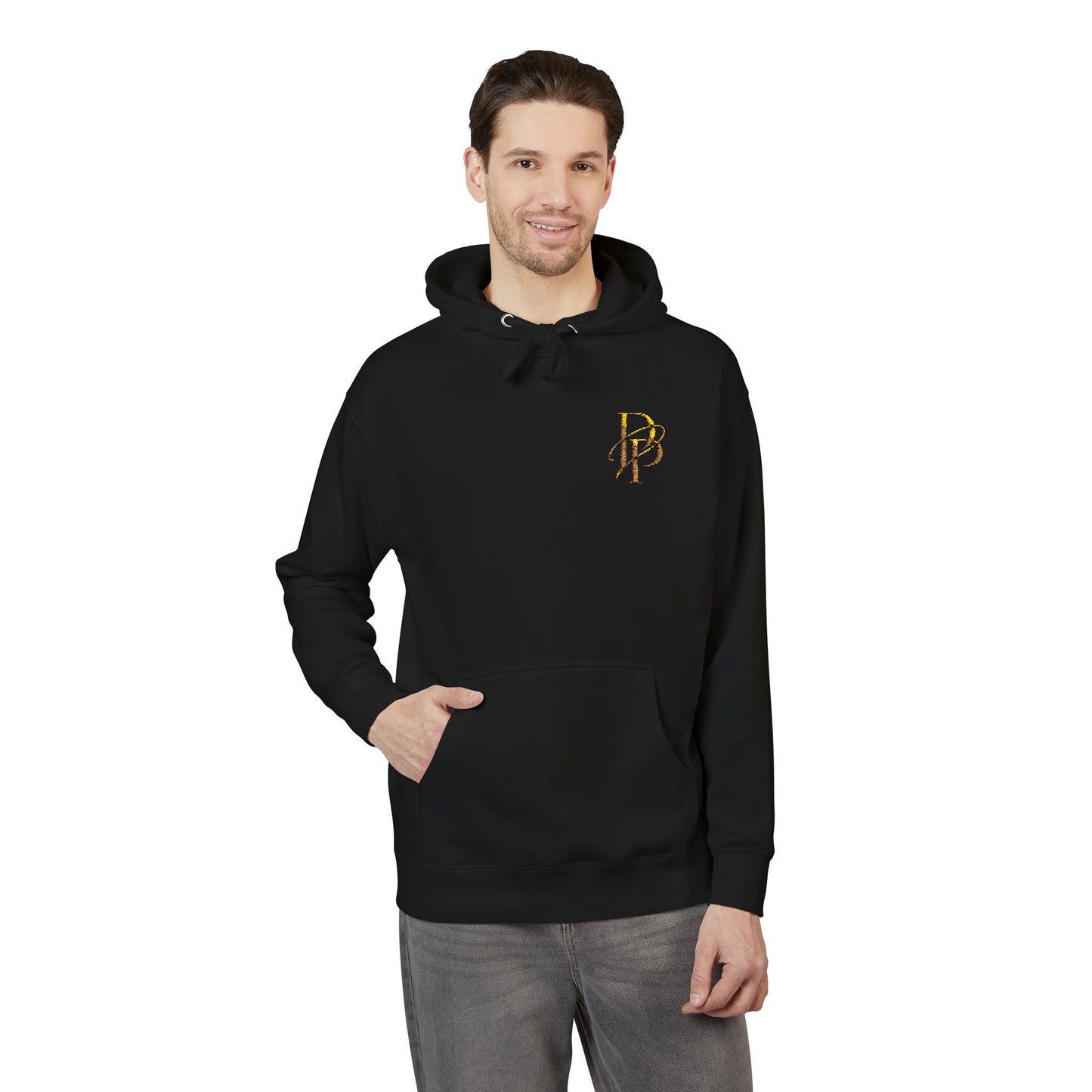 Golden Flame Monogram Hoodie