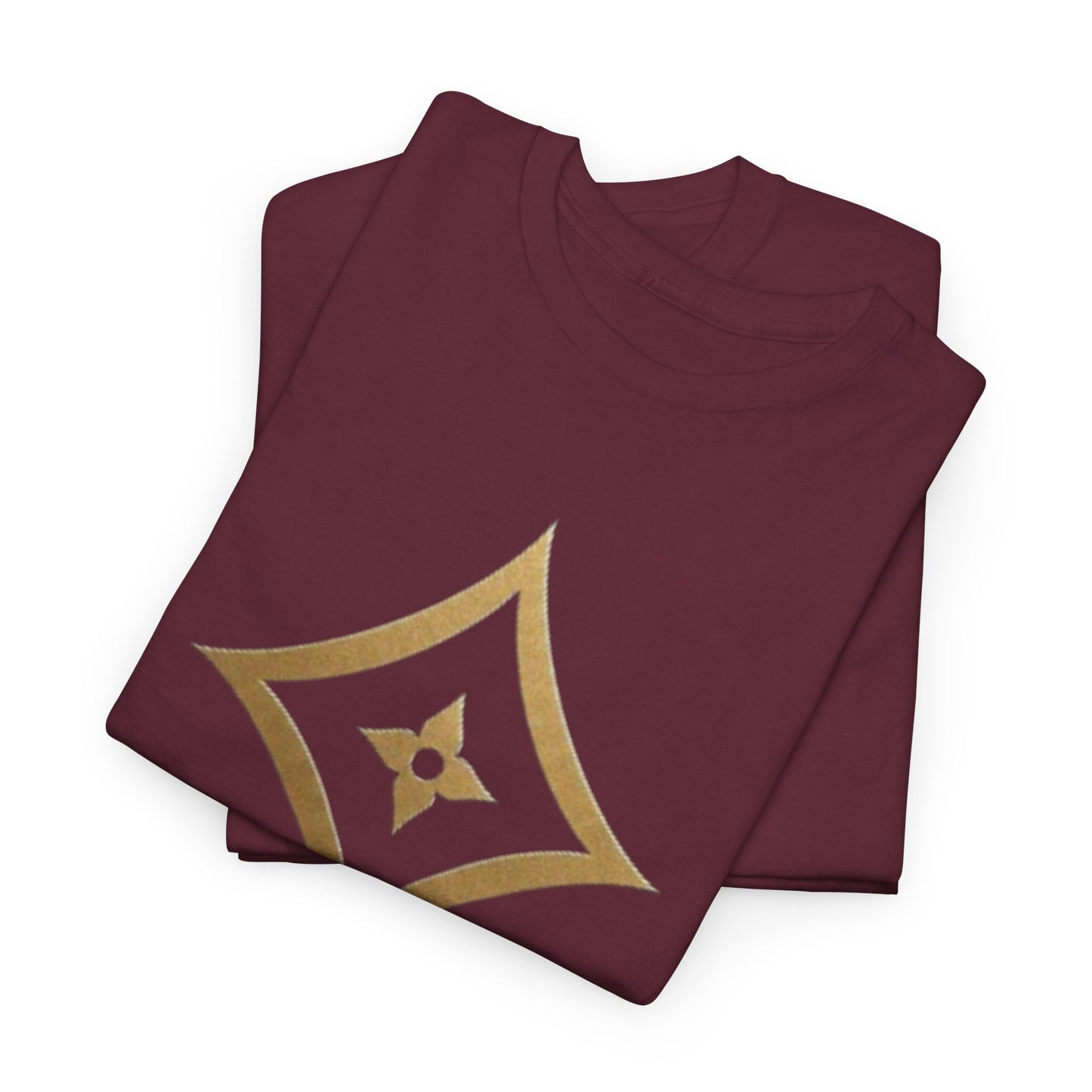 Monogram Gold PP Tee — Elegant Personalized Initials T-Shirt