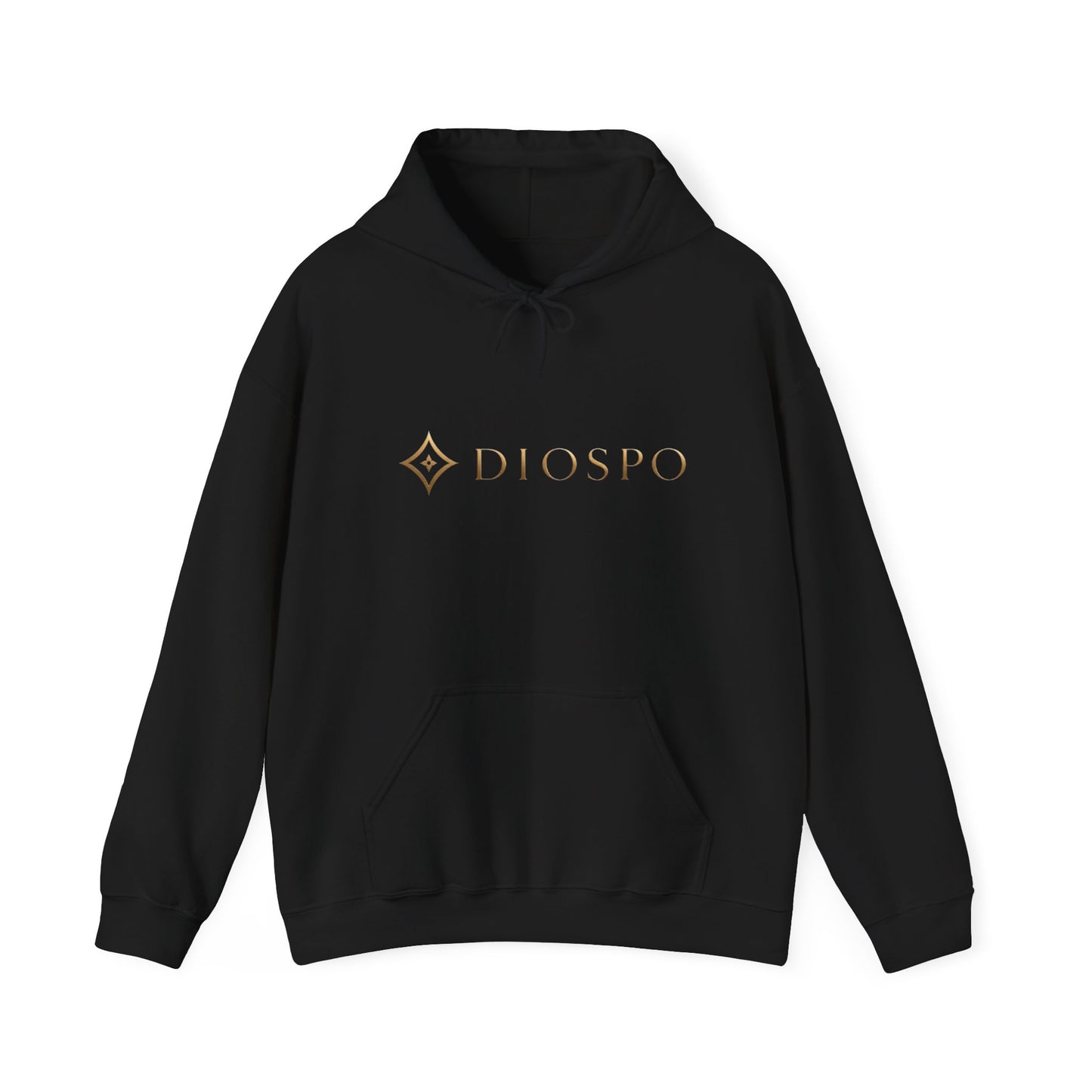 Diopso Logo Hoodie — Minimalist Luxury White Pullover