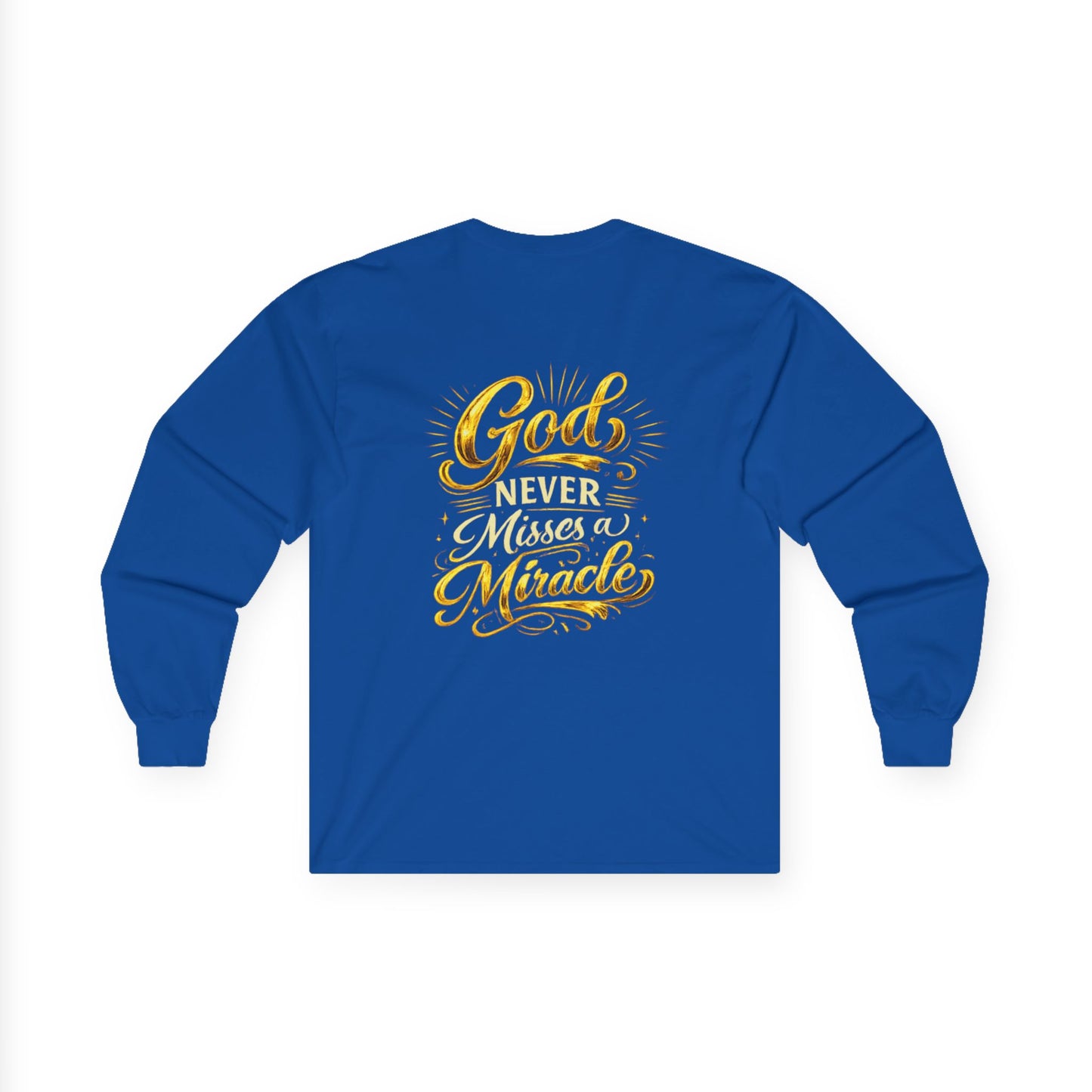 Monogram PB Gold Script Long Sleeve Tee