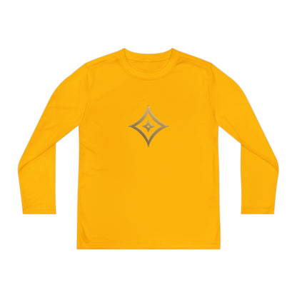Youth Long Sleeve Tee — Elegant Gold Monogram DP