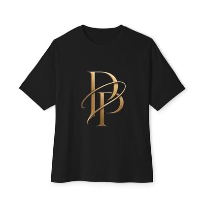Monogram PB Gold Script Tee