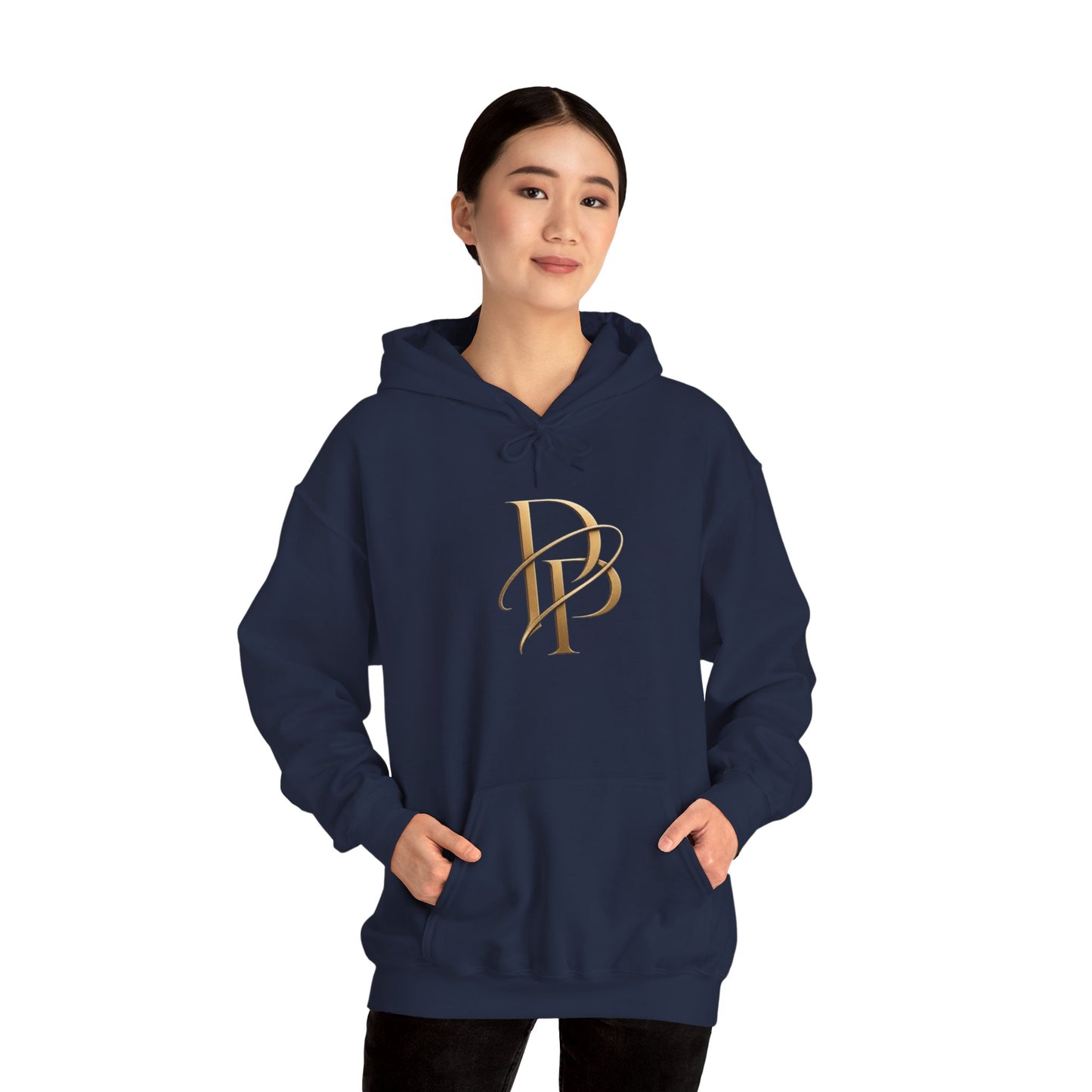 Diopso Purpose Logo Hoodie — Minimalist Luxury White Pullover