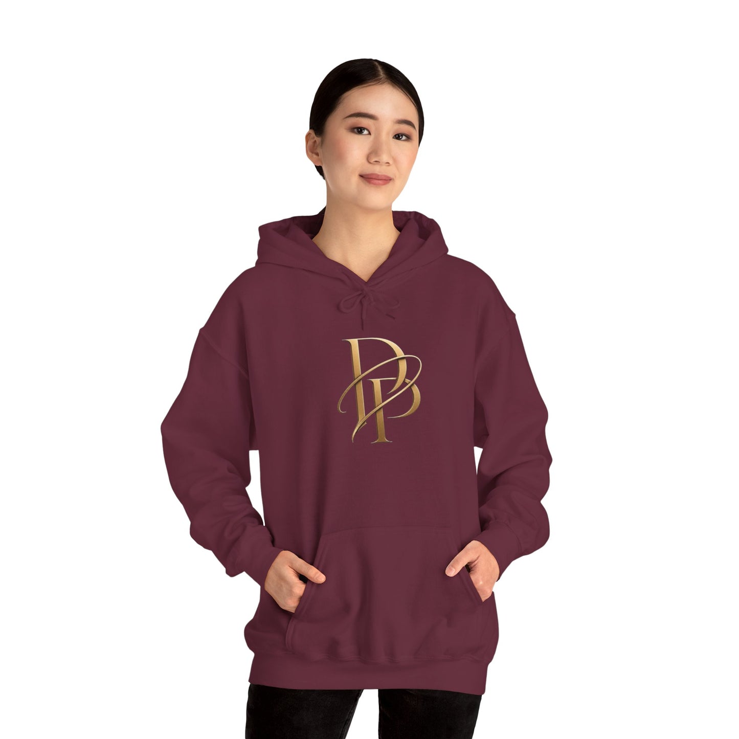 Diopso Purpose Logo Hoodie — Minimalist Luxury White Pullover