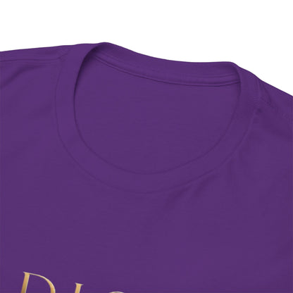 Monogram Gold PP Tee — Elegant Personalized Initials T-Shirt