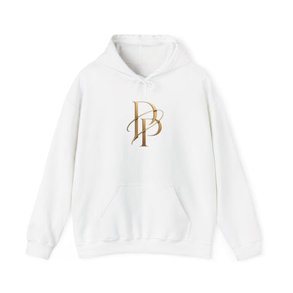 Diopso Purpose Logo Hoodie — Minimalist Luxury White Pullover