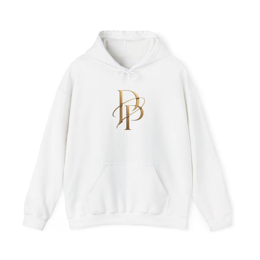 Diopso Purpose Logo Hoodie — Minimalist Luxury White Pullover