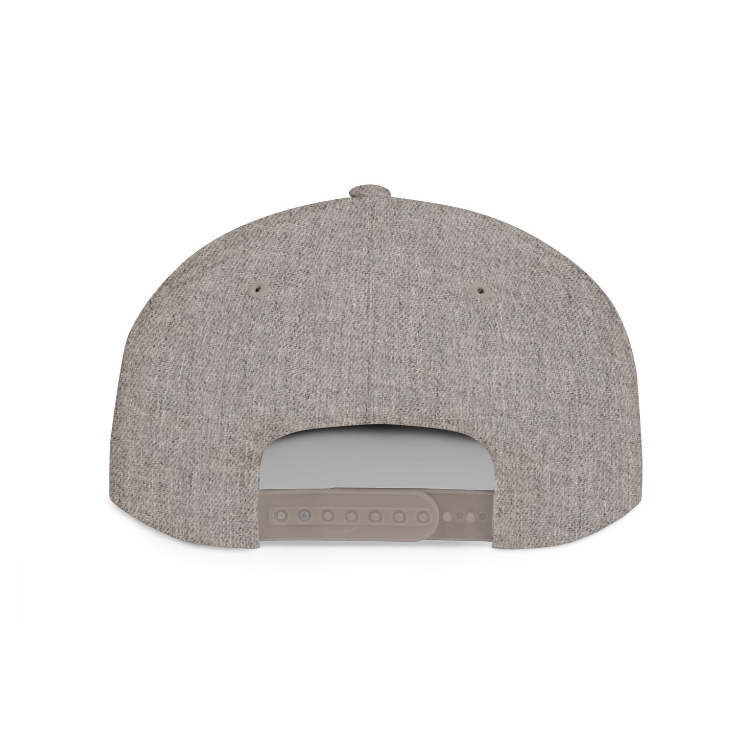 Flat Bill Snapback Hat — Diospo Gold Embroidered Logo