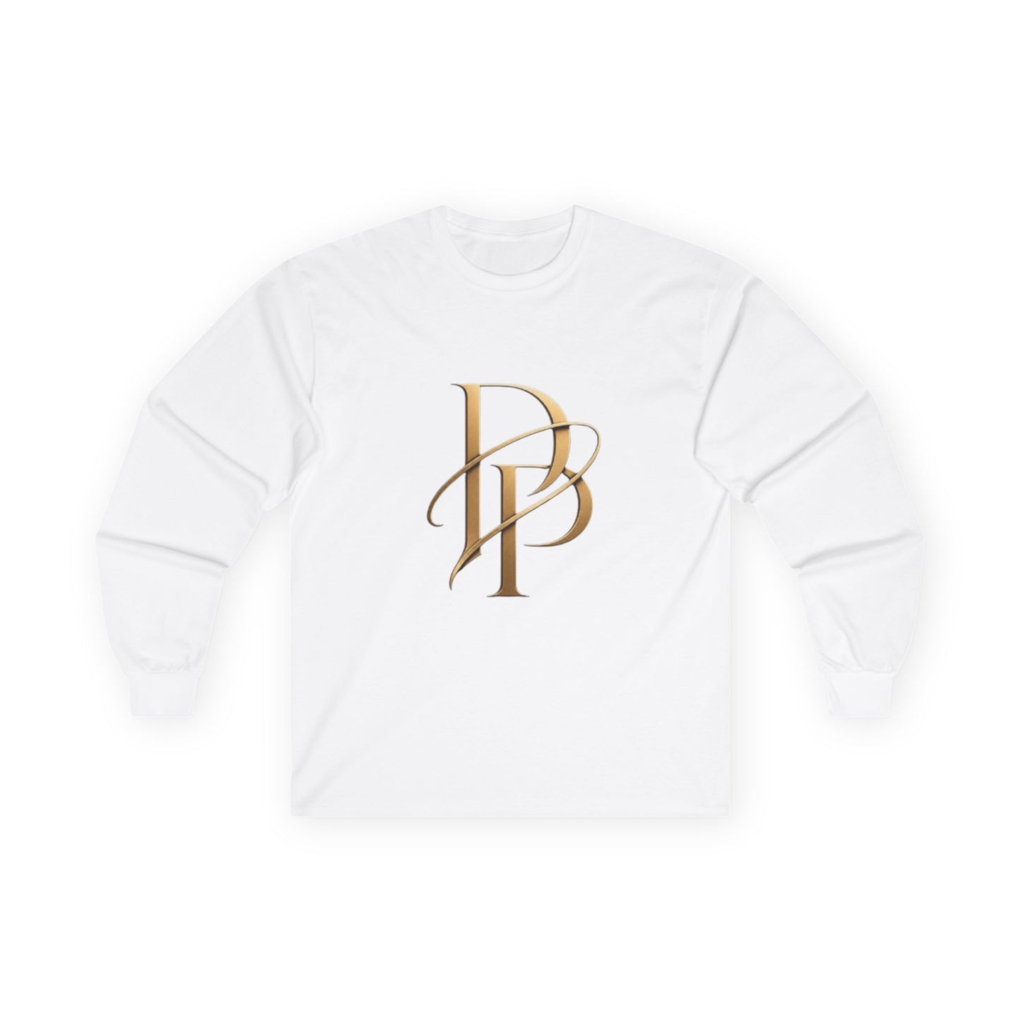 Monogram PB Gold Script Long Sleeve Tee