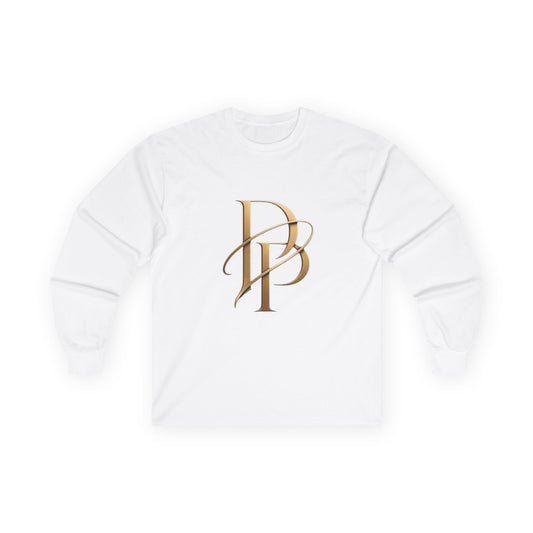 Monogram PB Gold Script Long Sleeve Tee