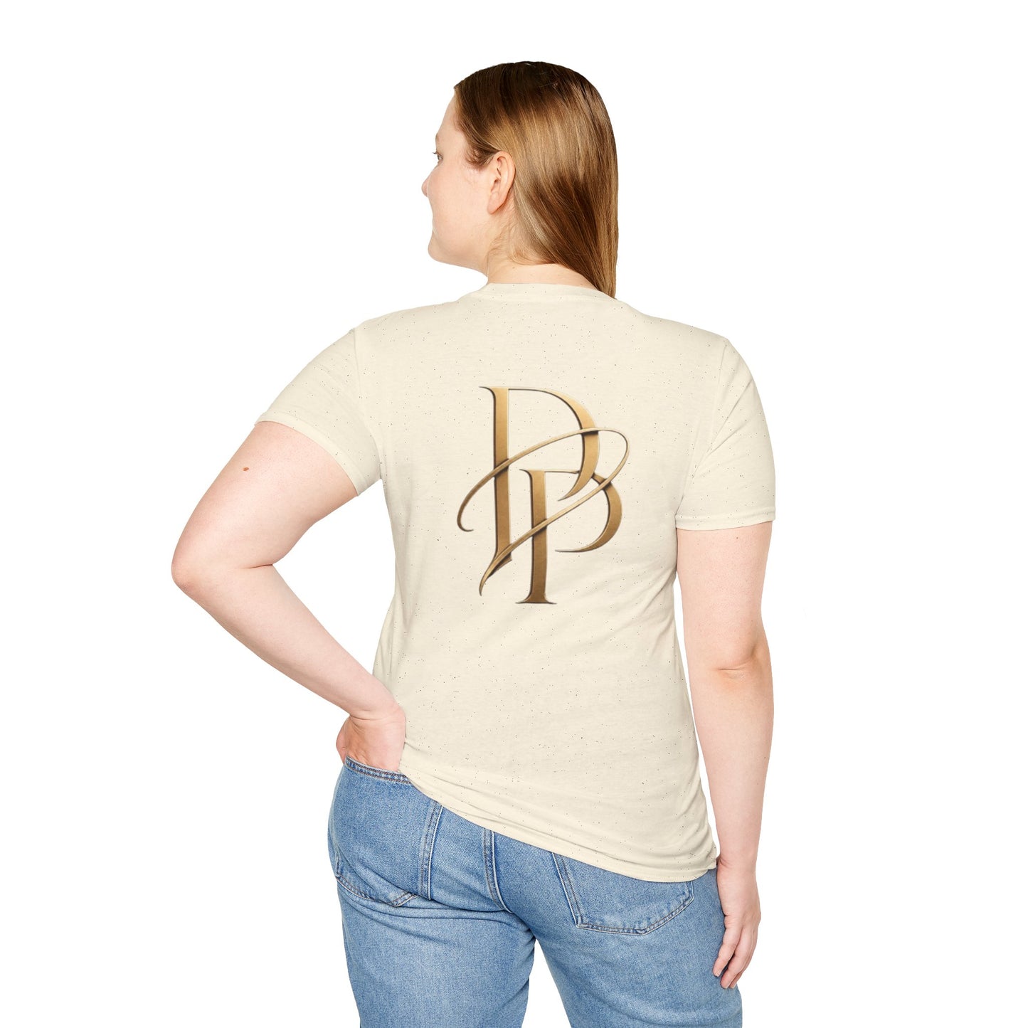 Gold Monogram Logo T-Shirt