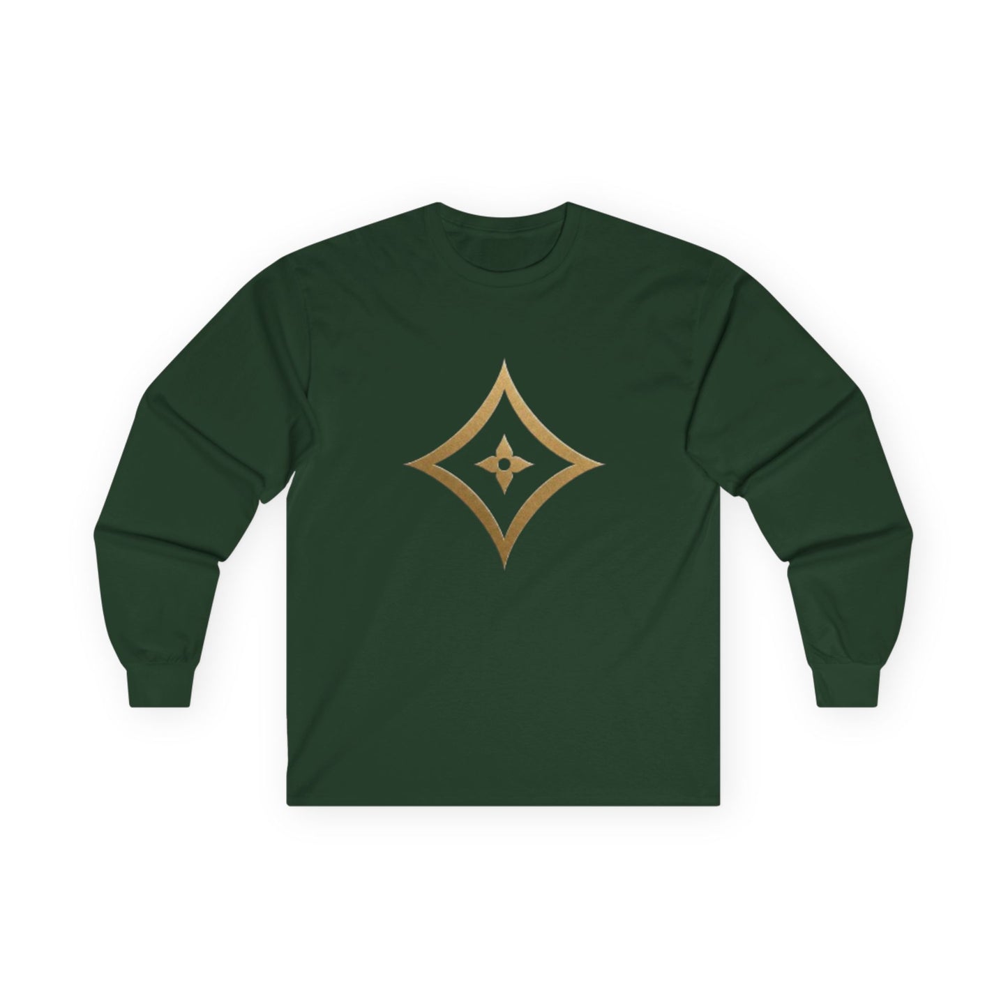 Monogram PB Gold Script Long Sleeve Tee